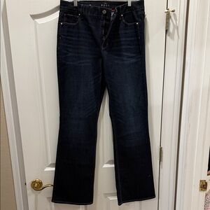 White House Black Market Dark Blue Bootcut Jeans